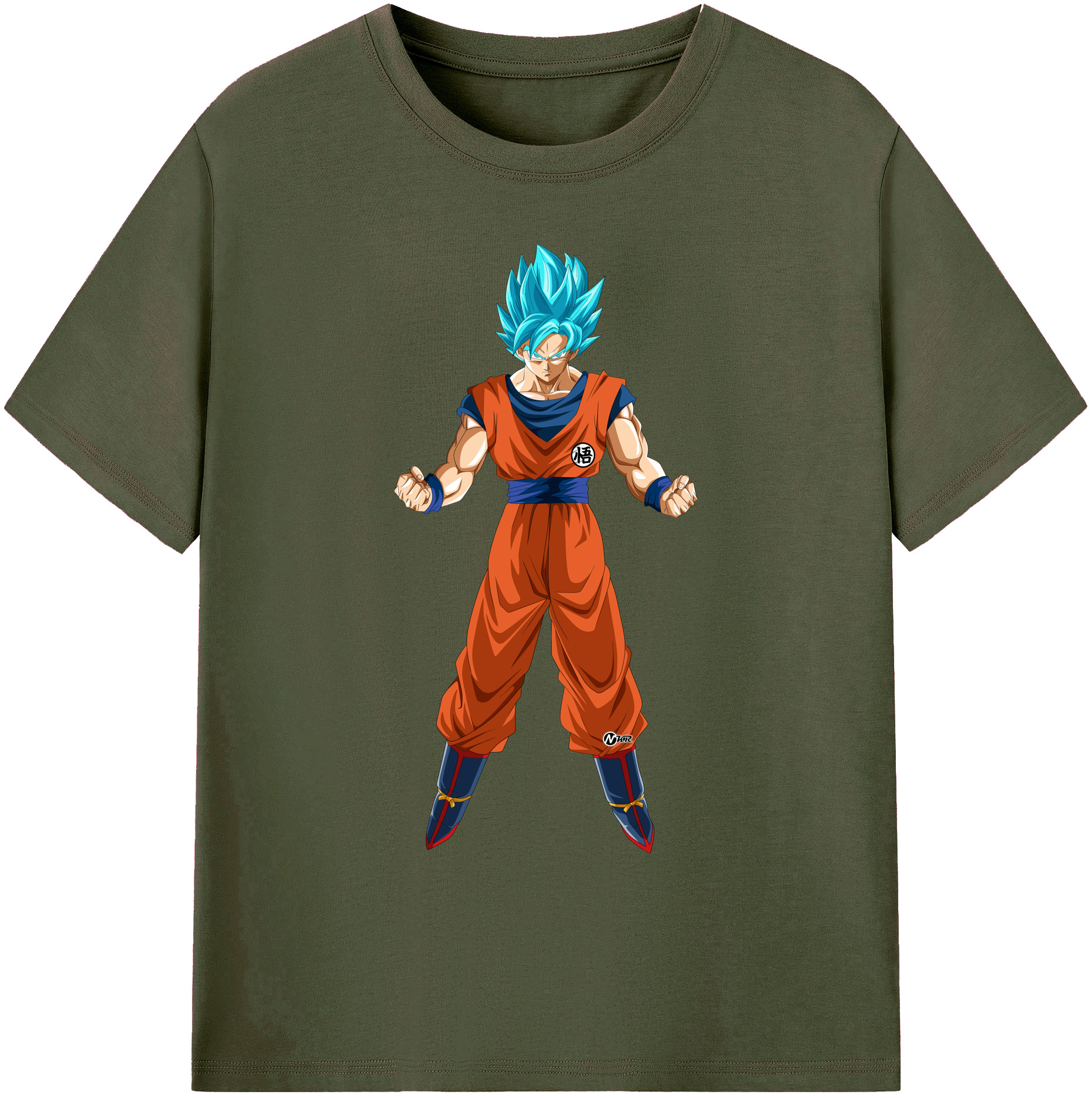 （画像用） ドラゴンボール 孫悟空（そん ごくう）Son Goku カカロット DRAGON BALL Kakarotto 綿100％ メンズ半袖Tシャツ｜肌触りやわらか＆通気性